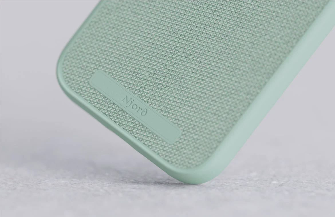 Чохол-накладка Njord Fabric MagSafe Case Turquoise для iPhone 15 Pro Max - 2